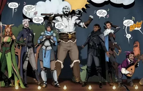 Critical Role's Mighty Nein Embark on Unlikely Adventure in Free Comic Book Day Release